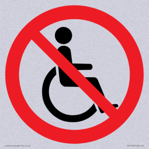 P914 Prohibition: No disabled access